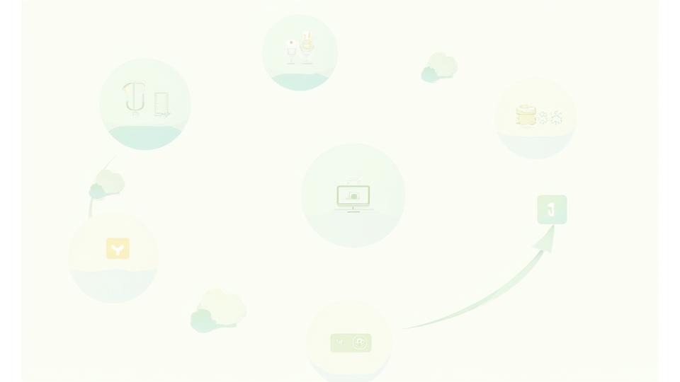 Illustrative diagram showing a step-by-step process of integrating AI crop monitoring into a farm operation, from assessment to support.