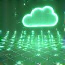 Connected network of farm sensors sending data to a central cloud icon, representing IoT integration.